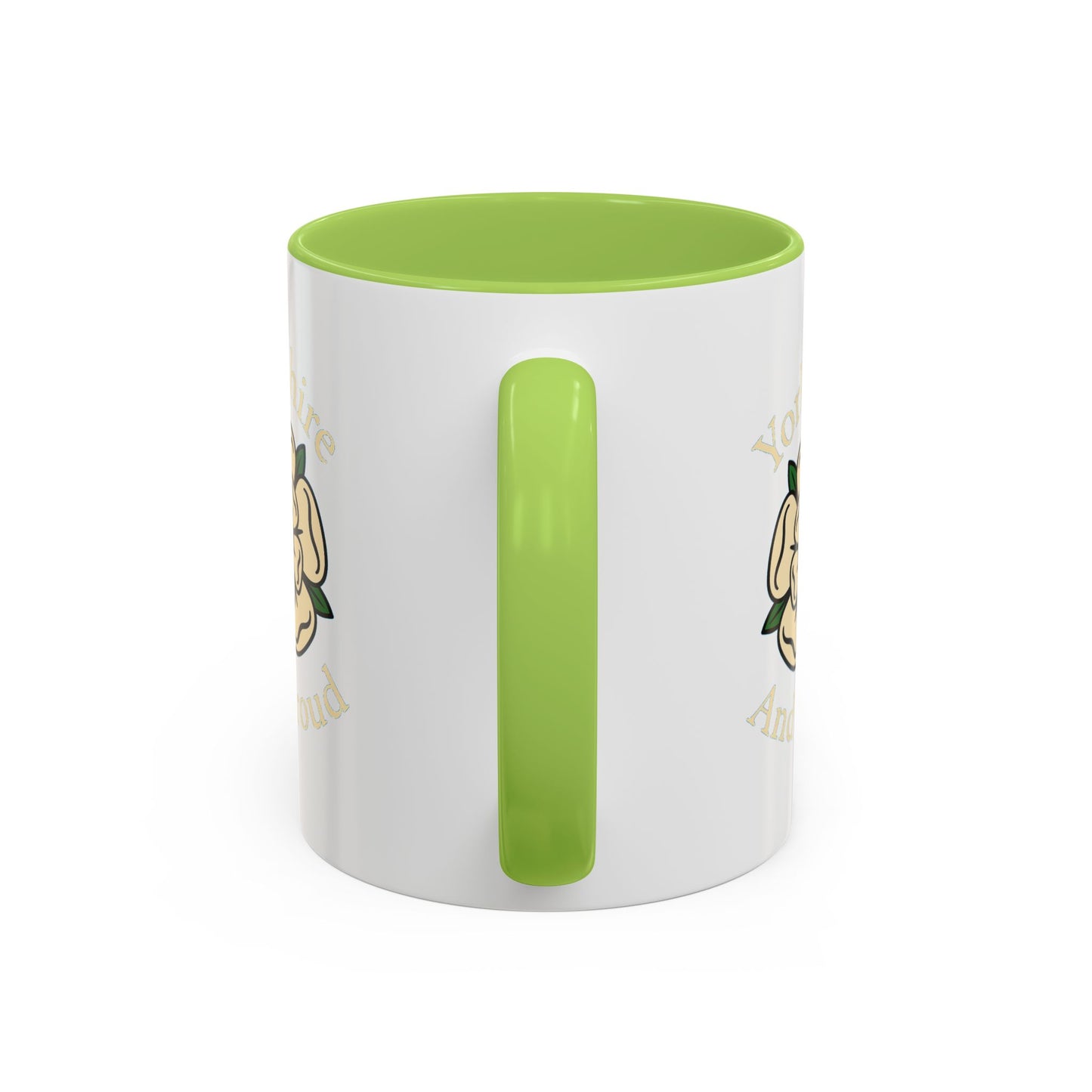 Yorkshire rose and Yorkshire and Proud wording Coffee Mug (11, 15oz)