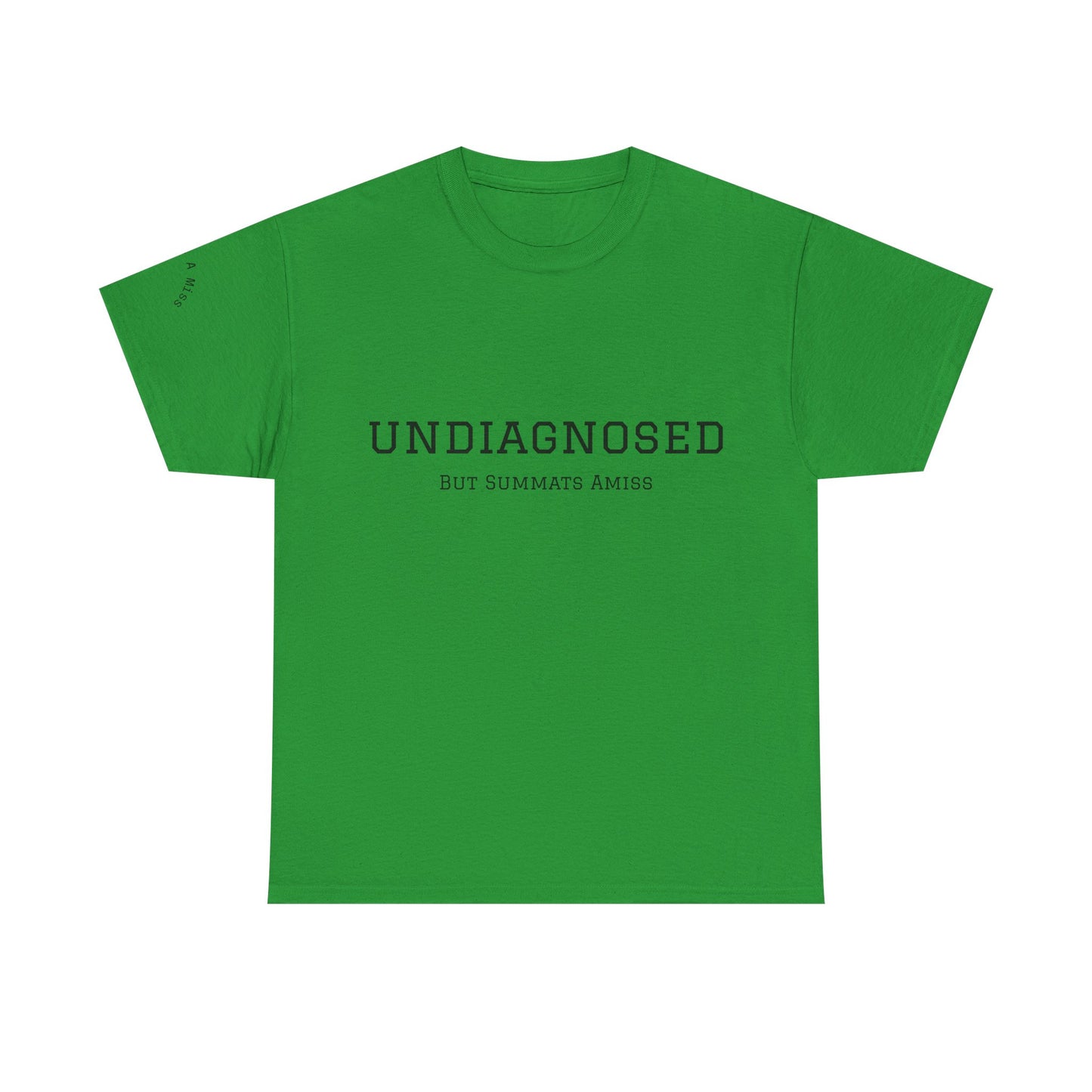 Yorkshire Unisex Heavy Cotton Tee - "Undiagnosed" Statement Tee, Comfortable Casualwear, Lightweight Everyday