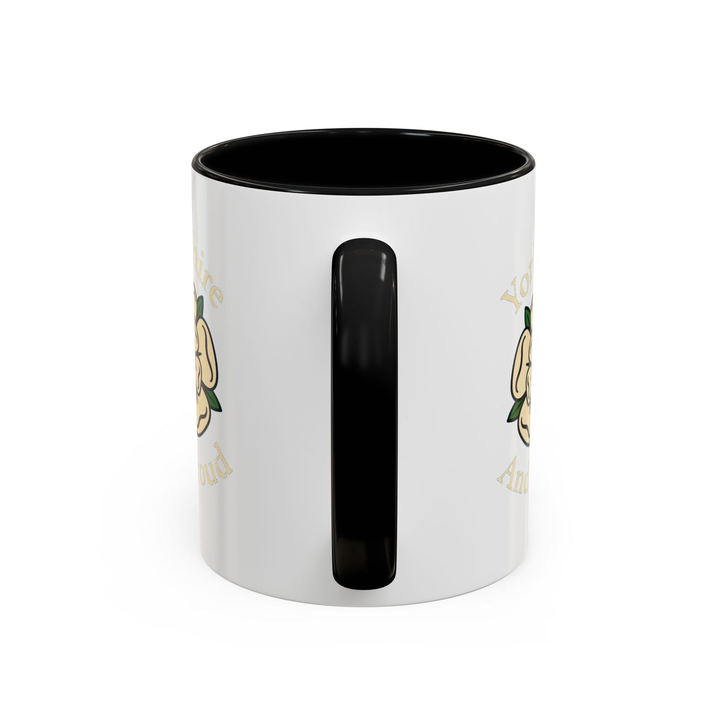 Yorkshire rose and Yorkshire and Proud wording Coffee Mug (11, 15oz)