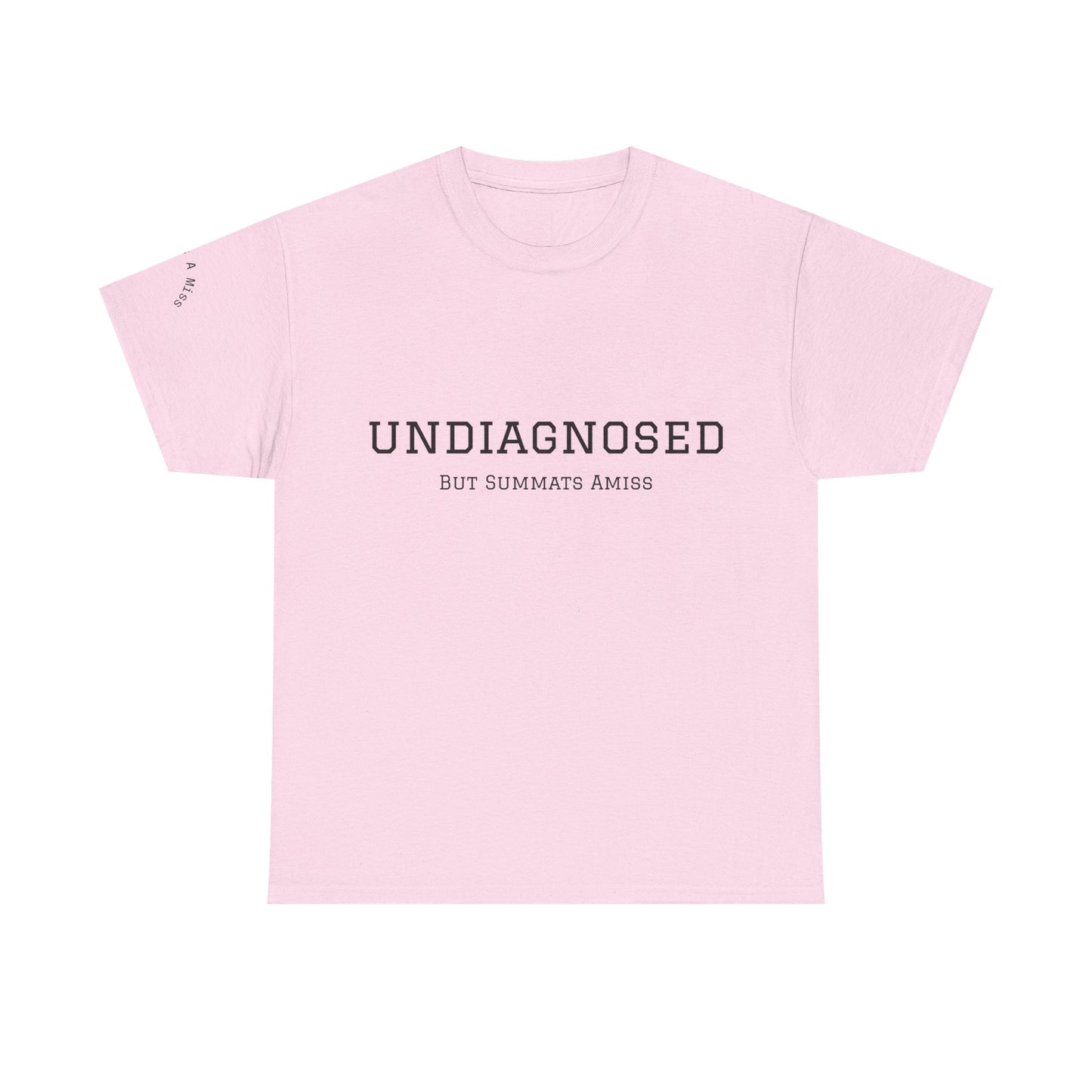 Yorkshire Unisex Heavy Cotton Tee - "Undiagnosed" Statement Tee, Comfortable Casualwear, Lightweight Everyday