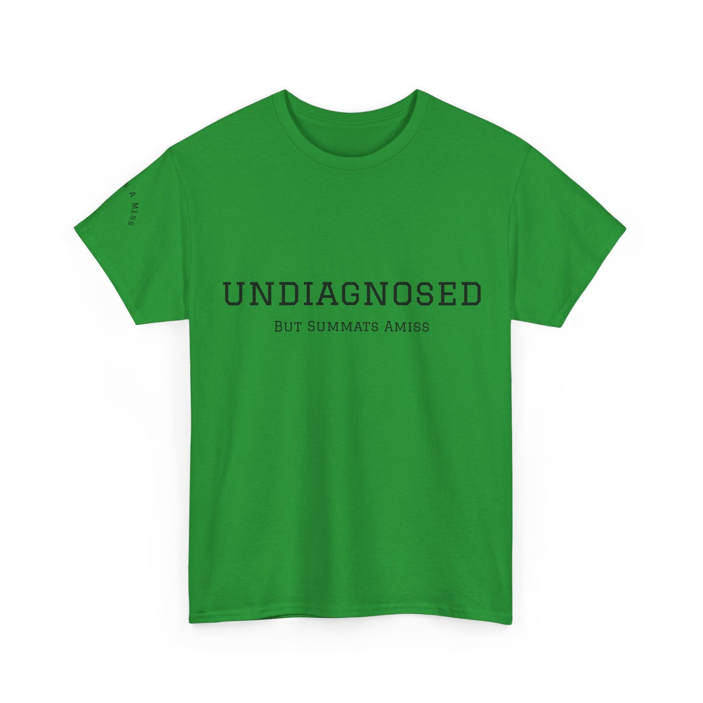 Yorkshire Unisex Heavy Cotton Tee - "Undiagnosed" Statement Tee, Comfortable Casualwear, Lightweight Everyday