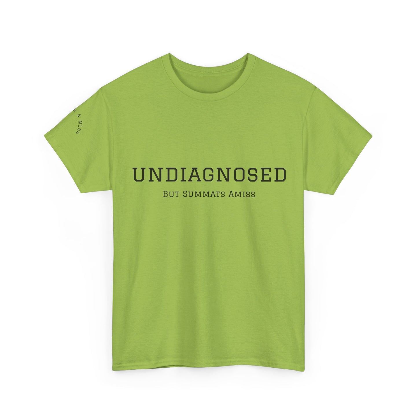 Yorkshire Unisex Heavy Cotton Tee - "Undiagnosed" Statement Tee, Comfortable Casualwear, Lightweight Everyday