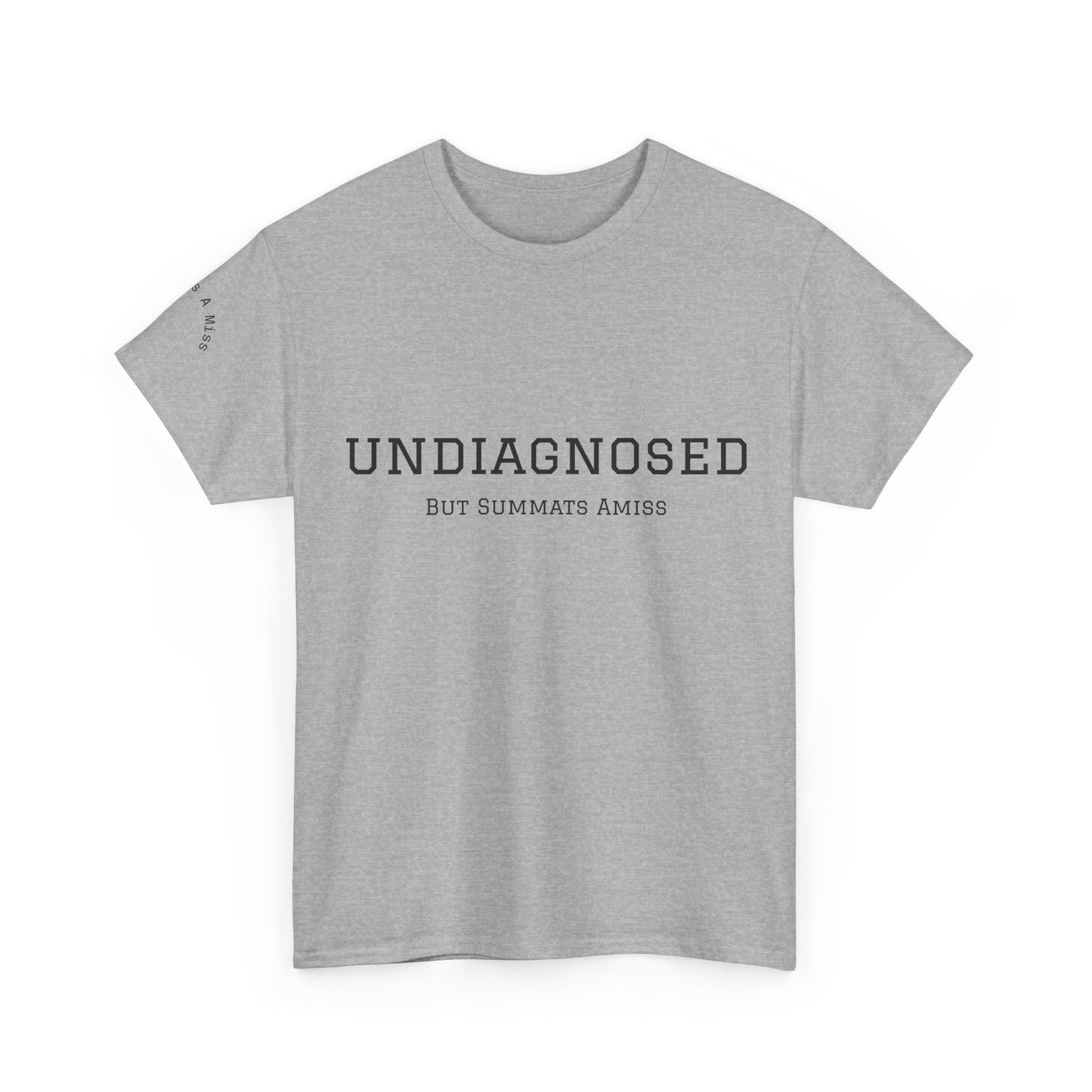 Yorkshire Unisex Heavy Cotton Tee - "Undiagnosed" Statement Tee, Comfortable Casualwear, Lightweight Everyday