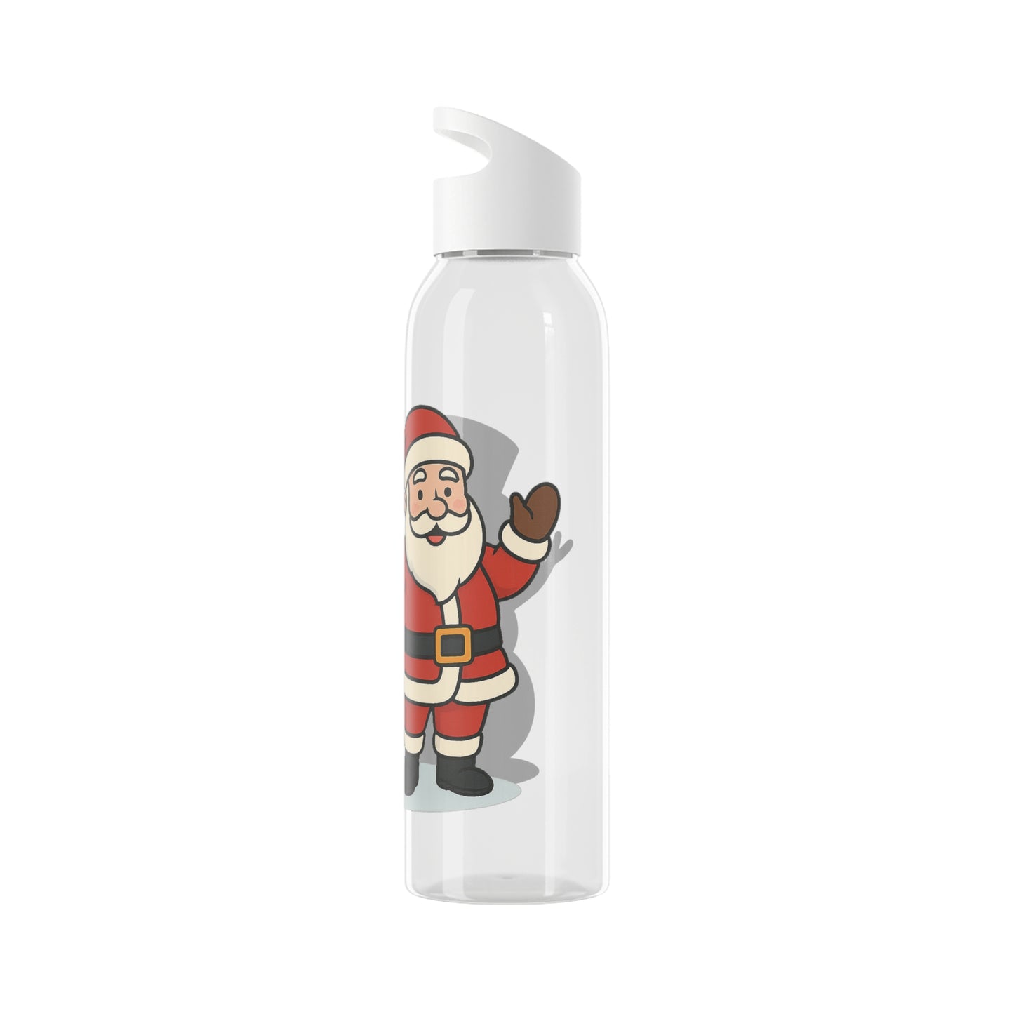 Festive Santa & Snowman Water Bottle | Holiday Hydration, Christmas Gift, Winter Accessories, Eco-Friendly Drinkware, Fun Holiday Decor