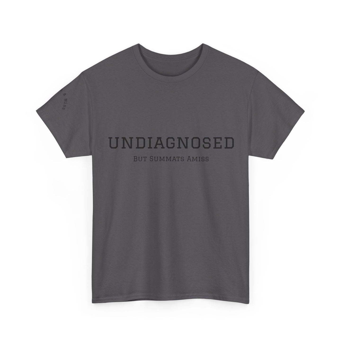 Yorkshire Unisex Heavy Cotton Tee - "Undiagnosed" Statement Tee, Comfortable Casualwear, Lightweight Everyday