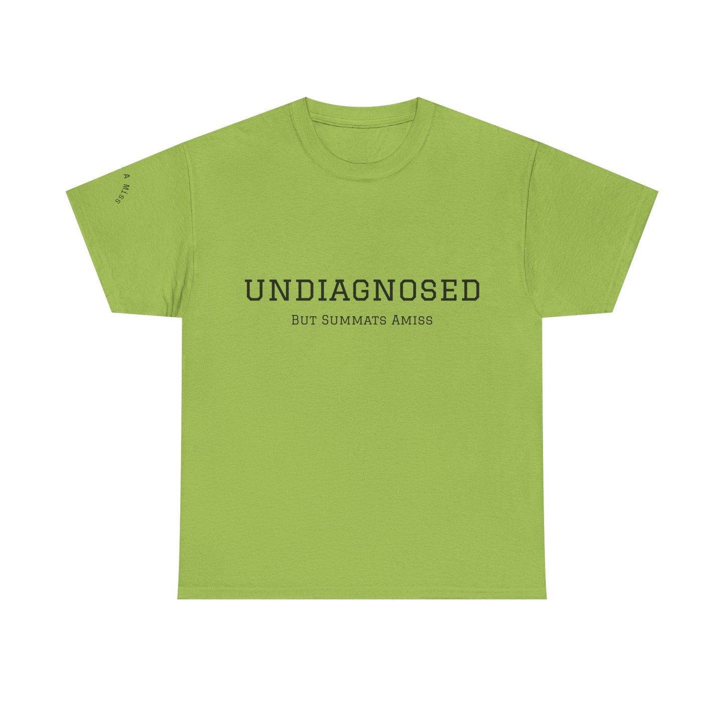 Yorkshire Unisex Heavy Cotton Tee - "Undiagnosed" Statement Tee, Comfortable Casualwear, Lightweight Everyday