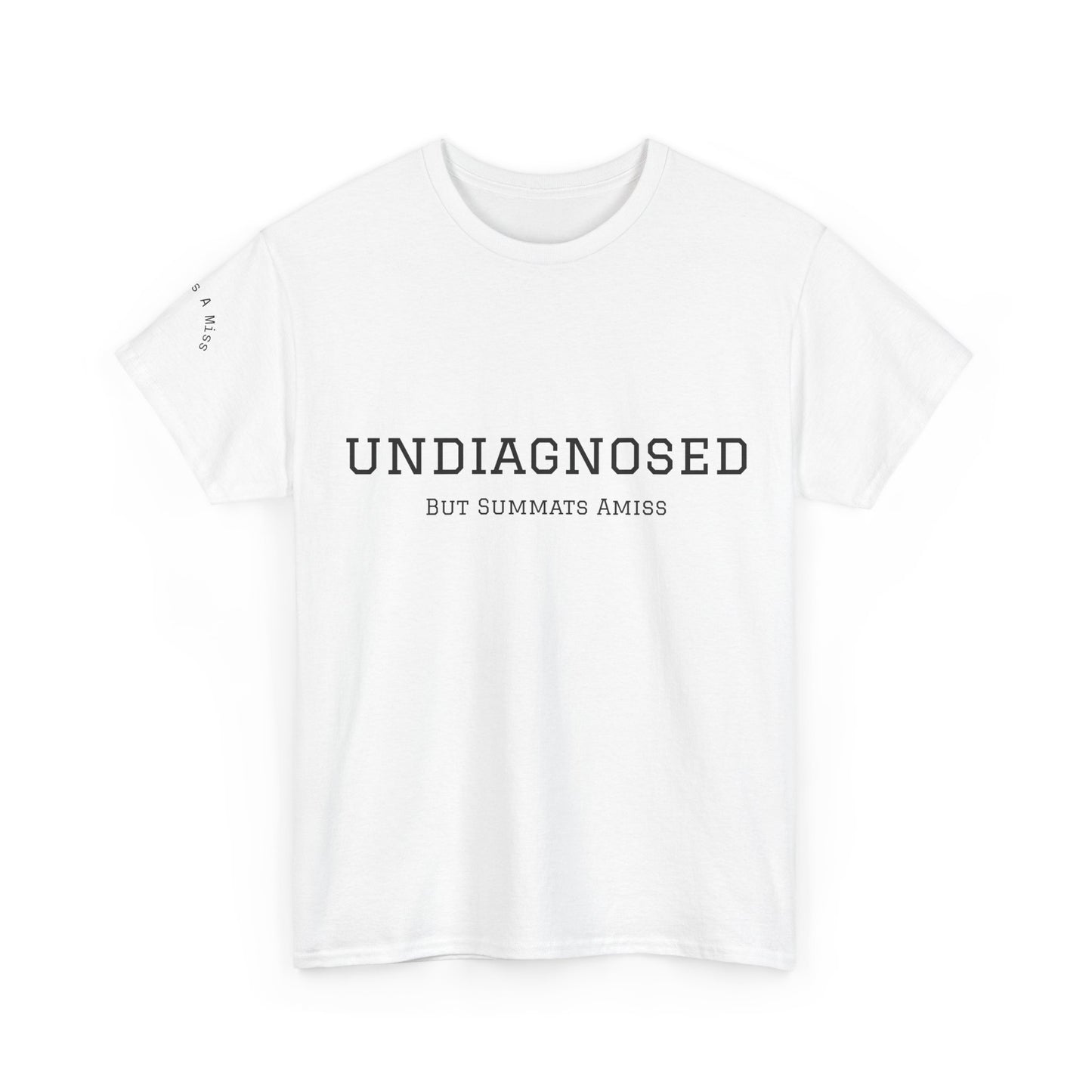 Yorkshire Unisex Heavy Cotton Tee - "Undiagnosed" Statement Tee, Comfortable Casualwear, Lightweight Everyday