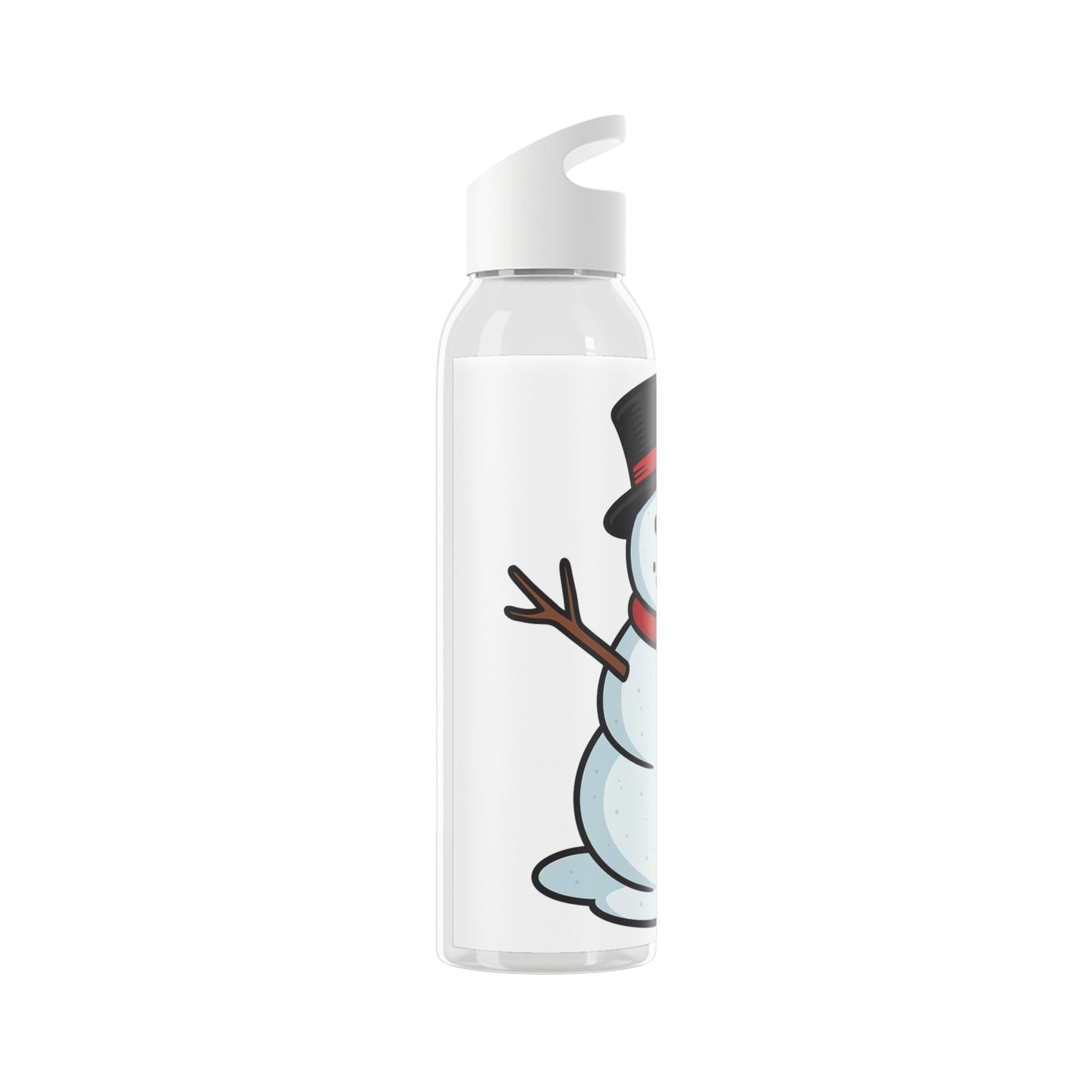 Snowman Water Bottle, Winter Hydration, Holiday Gift Idea, Eco-Friendly Drinkware, Cute Snowman Design, Seasonal Accessory