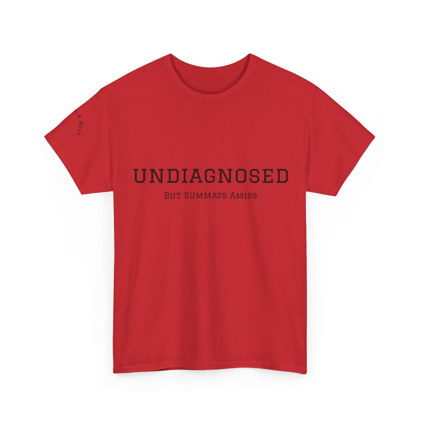 Yorkshire Unisex Heavy Cotton Tee - "Undiagnosed" Statement Tee, Comfortable Casualwear, Lightweight Everyday