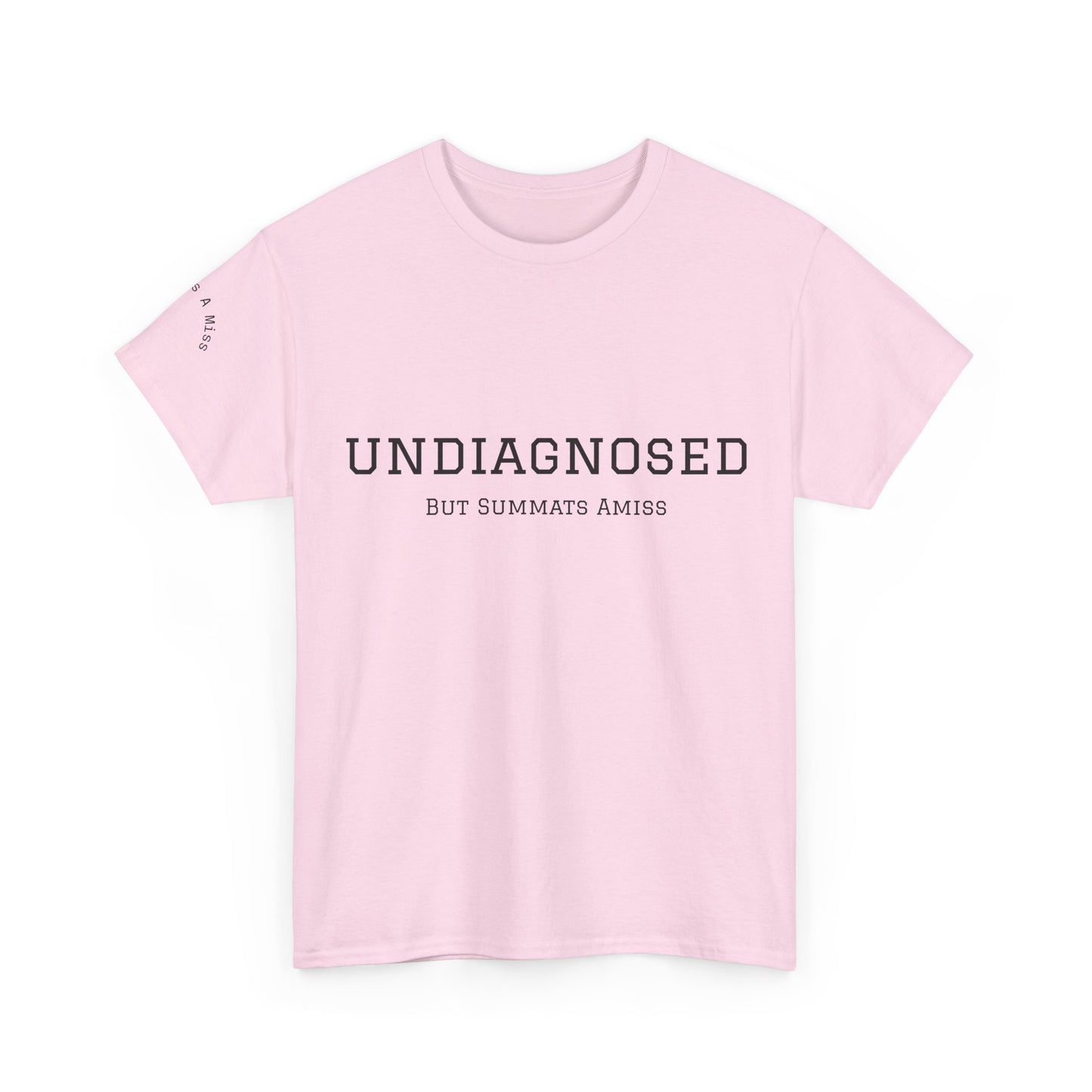 Yorkshire Unisex Heavy Cotton Tee - "Undiagnosed" Statement Tee, Comfortable Casualwear, Lightweight Everyday