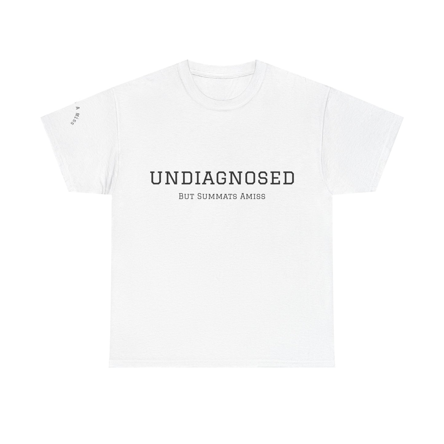 Yorkshire Unisex Heavy Cotton Tee - "Undiagnosed" Statement Tee, Comfortable Casualwear, Lightweight Everyday