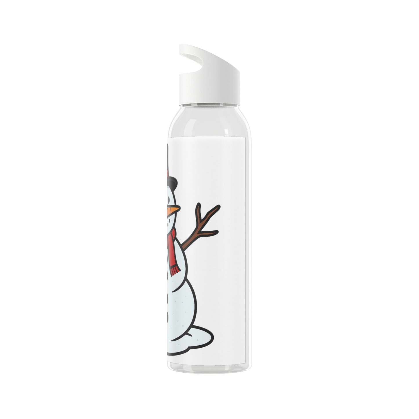 Snowman Water Bottle, Winter Hydration, Holiday Gift Idea, Eco-Friendly Drinkware, Cute Snowman Design, Seasonal Accessory